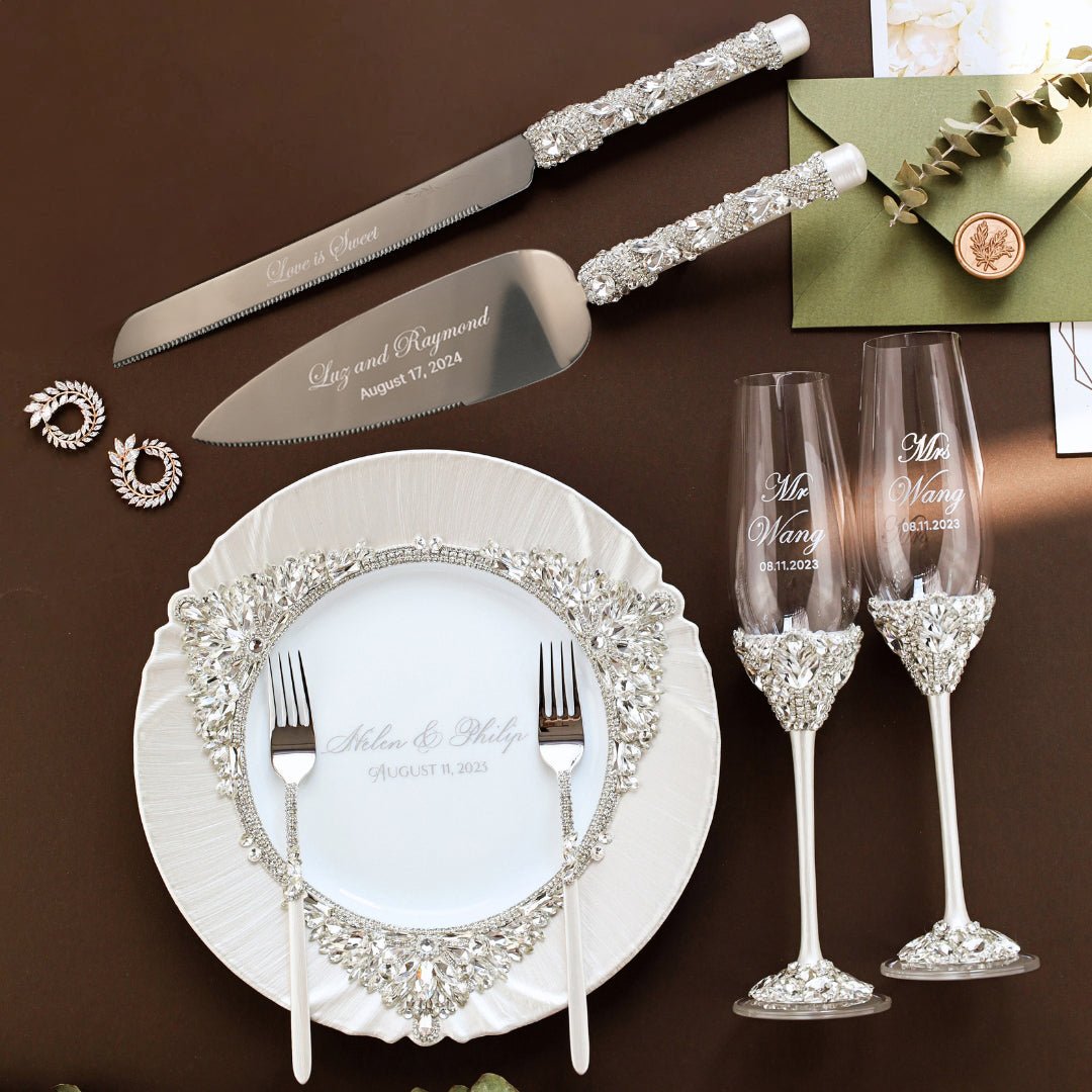 Custom Full Set Ruta in Classic White Color - ELENA HONCH