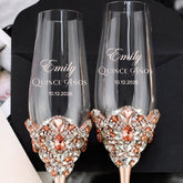 Custom - Made Quinceañera Set Blossom Rose Gold - ELENA HONCH