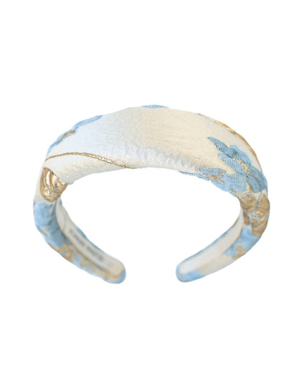 Elina Blue &amp; Gold Headband - ELENA HONCH