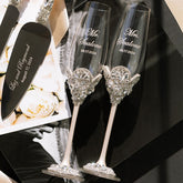 Flower Flutes & Cake Set Ivory - ELENA HONCH