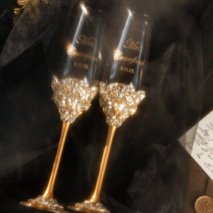 Flutes Blossom Gold - ELENA HONCH