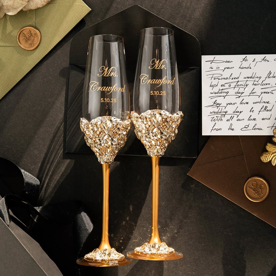 Flutes Blossom Gold - ELENA HONCH