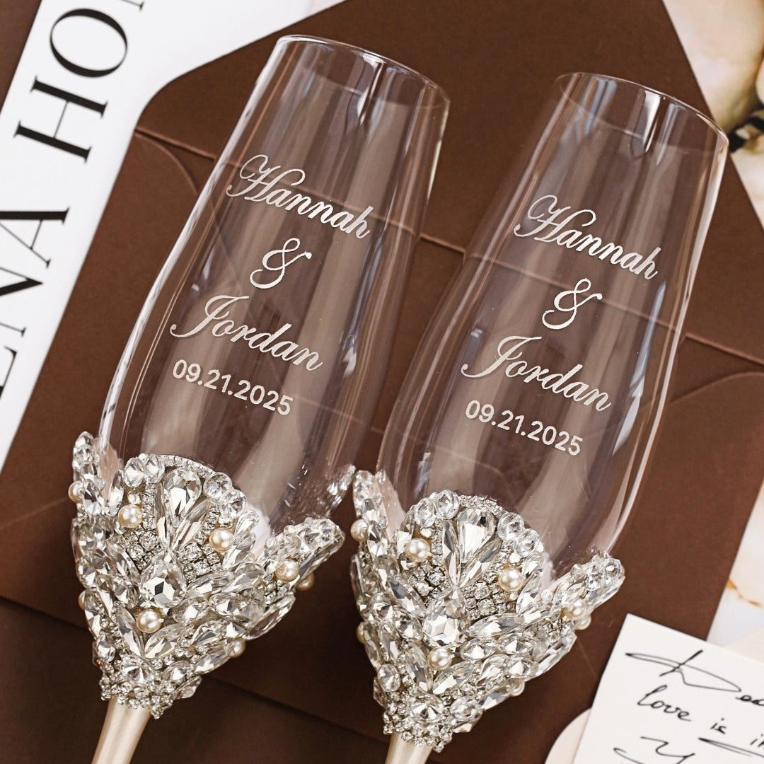 Flutes Blossom Ivory &amp; Pearls - ELENA HONCH