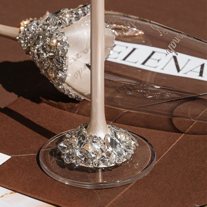 Flutes Blossom Ivory &amp; Pearls - ELENA HONCH