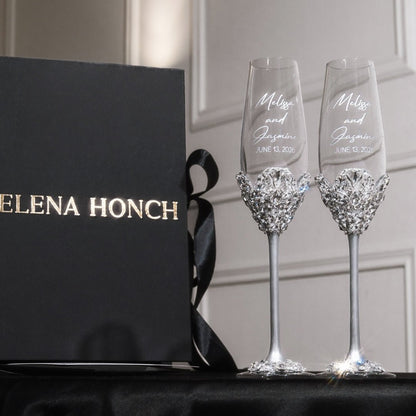 Flutes Blossom Silver - ELENA HONCH