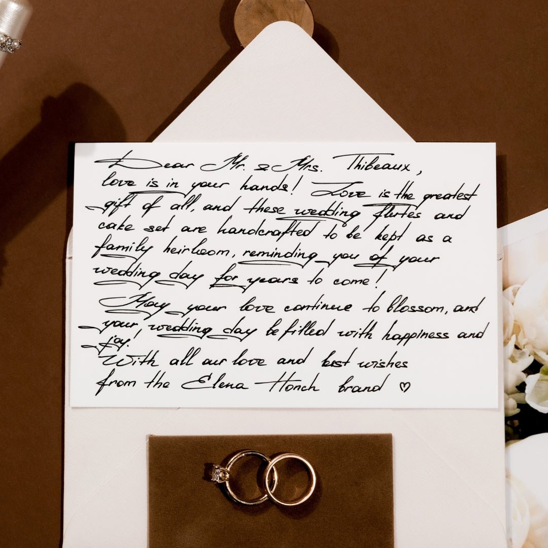 Flutes Celina Ivory &amp; Pearls - ELENA HONCH