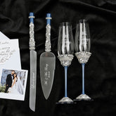 Flutes Ivy & Cake Set in Navy Color - ELENA HONCH
