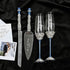 Flutes Ivy & Cake Set in Navy Color - ELENA HONCH