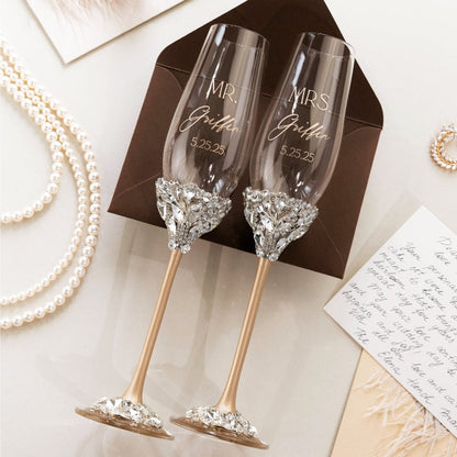 Glasses Ruta In Champagne Color - ELENA HONCH