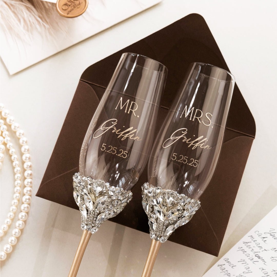 Glasses Ruta In Champagne Color - ELENA HONCH