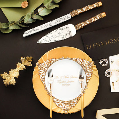 Gold Set For Cake - ELENA HONCH