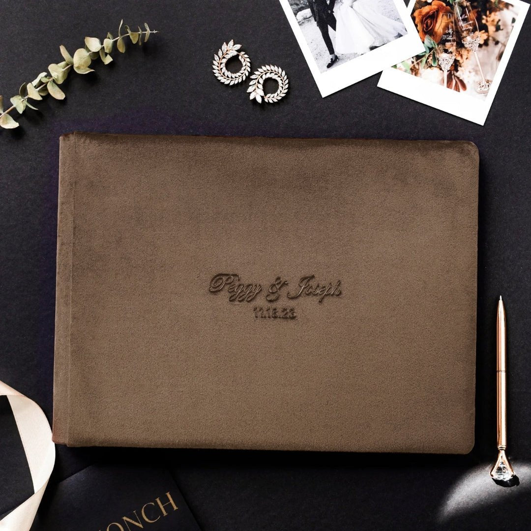 Guest Book in Brown - ELENA HONCH