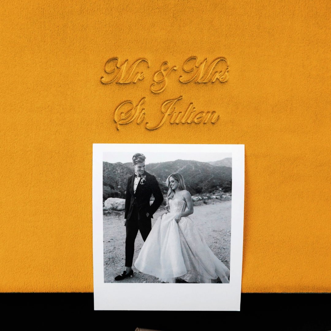 Guest Book in Canary Yellow - ELENA HONCH