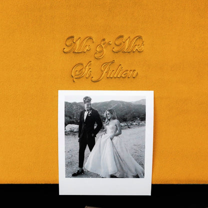 Guest Book in Canary Yellow - ELENA HONCH