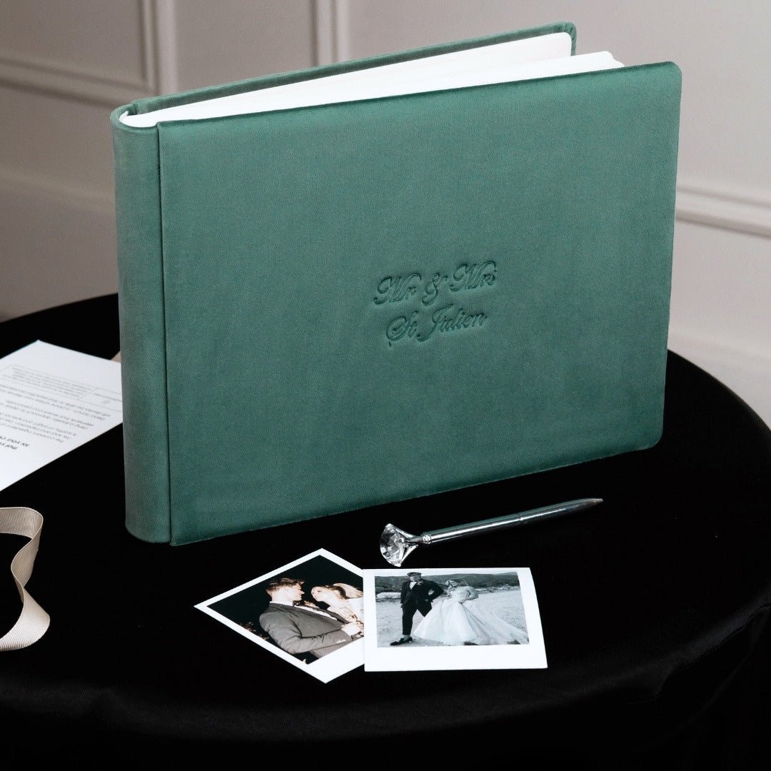 Guest Book in Dusty Teal - ELENA HONCH