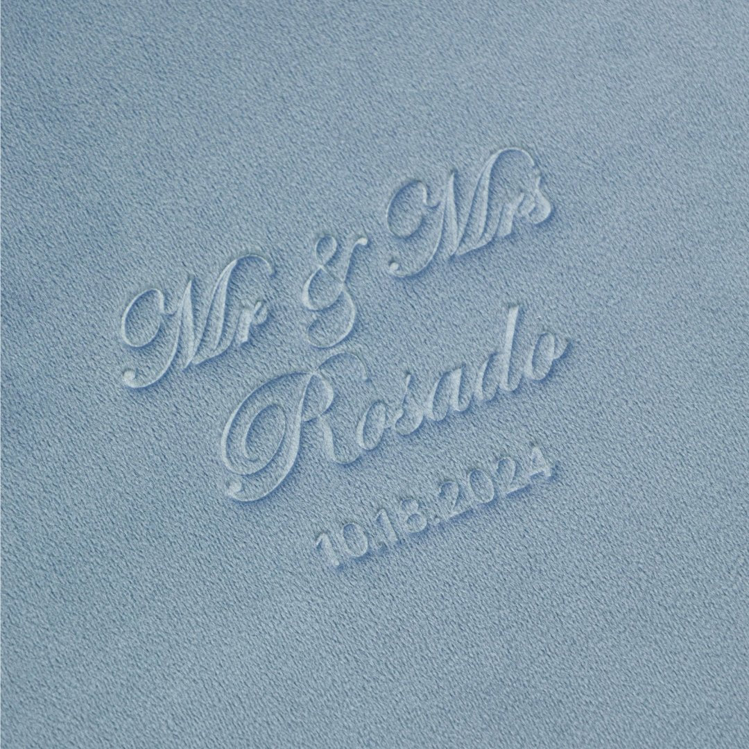 Guestbook in Dusty Blue - ELENA HONCH