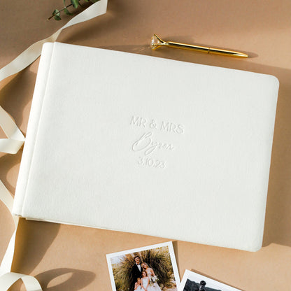 Guestbook in ivory - ELENA HONCH