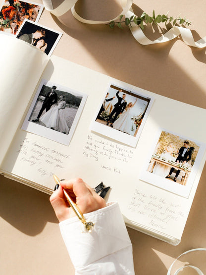 Guestbook in ivory - ELENA HONCH