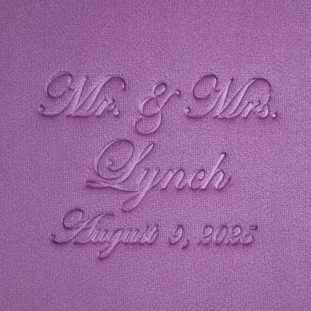 Guestbook in plum - ELENA HONCH