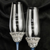 Ivy Flutes in Navy Color - ELENA HONCH