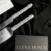 Ivy White Flutes & Set for Cake - ELENA HONCH