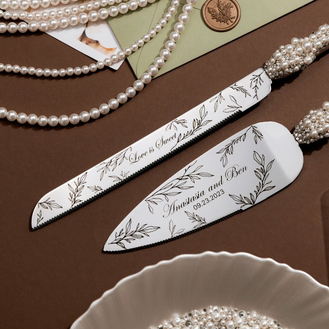 Lily Set Ivory with Pearls - ELENA HONCH