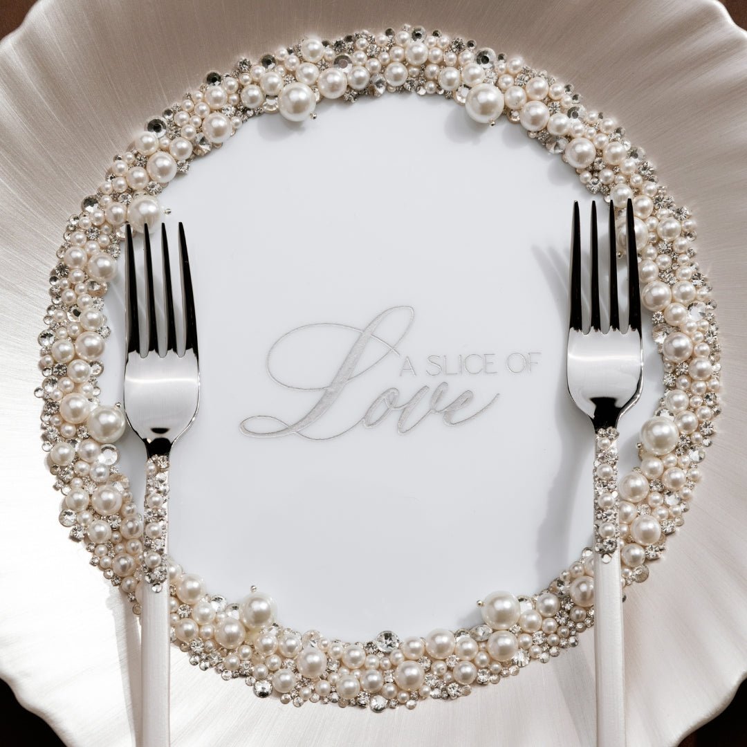 Lily Set Ivory with Pearls - ELENA HONCH