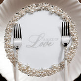 Lily Set Ivory with Pearls - ELENA HONCH