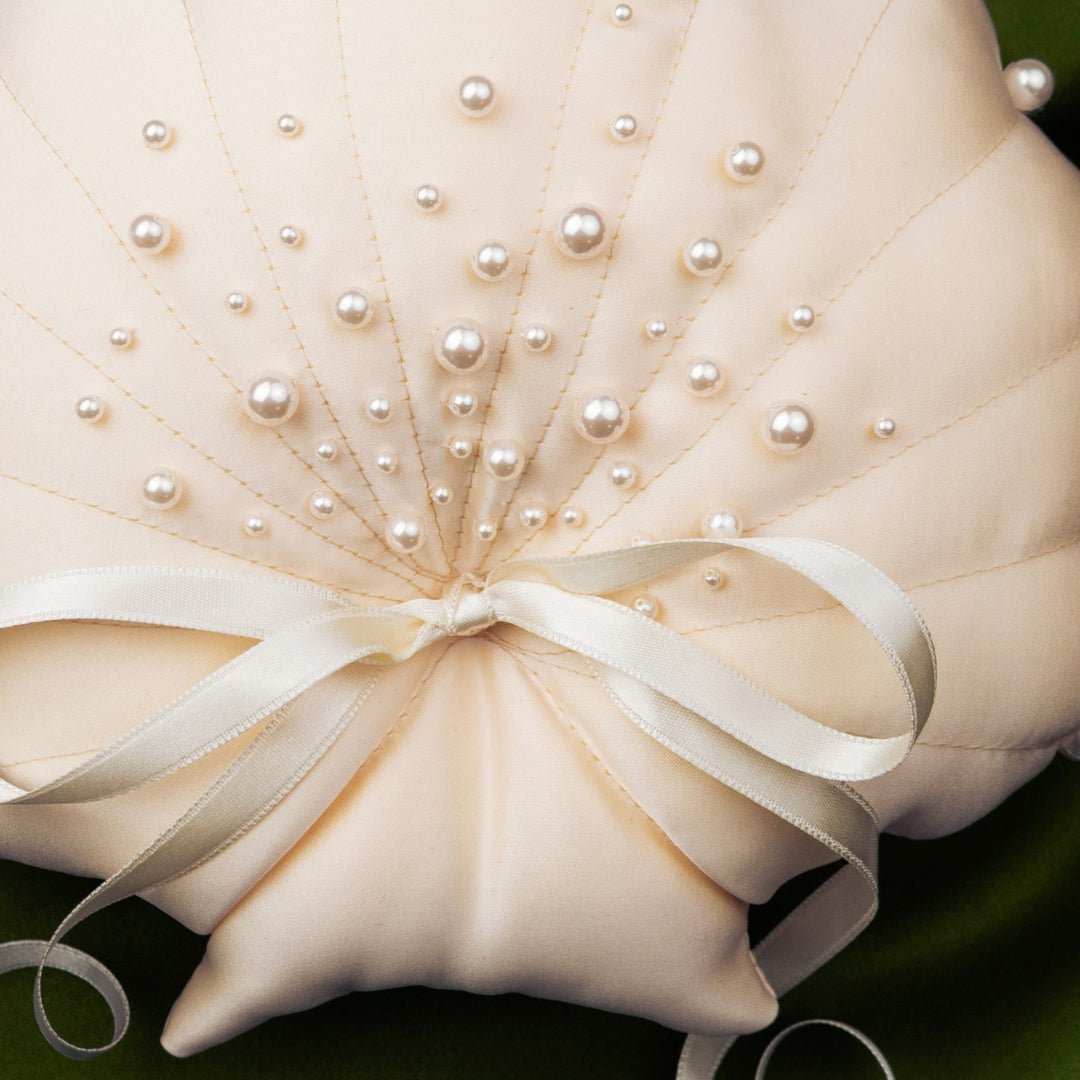 Pearl Pillow For Rings Seashell - ELENA HONCH
