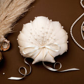 Pearl Pillow For Rings Seashell - ELENA HONCH