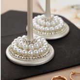 Pearls Margaret Flutes White With Pillow - ELENA HONCH