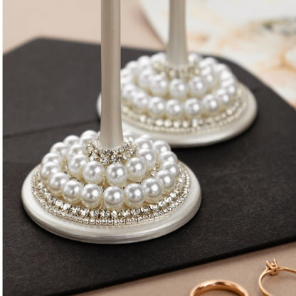 Pearls Margaret Flutes White With Pillow - ELENA HONCH