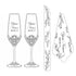 Personalization for flutes and cake set - ELENA HONCH