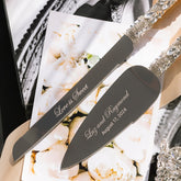Personalized Flutes Flower & Cake Server Set Ivory - ELENA HONCH