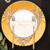 Plate And Forks Gold Set - ELENA HONCH