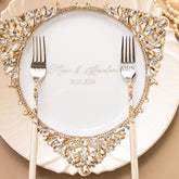 Plate And Forks Ivory & Gold Set - ELENA HONCH