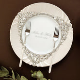 Plate And Forks Ivory Set - ELENA HONCH