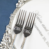 Plate and Forks Navy Set - ELENA HONCH