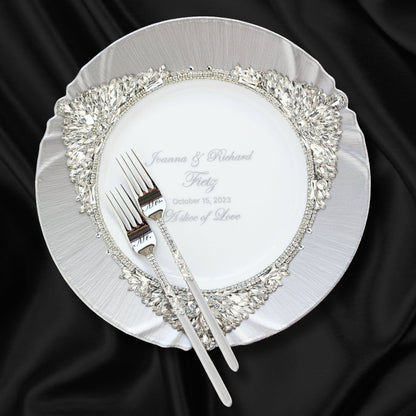 Plate And Forks Silver Set - ELENA HONCH