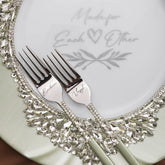 Plate & Forks Set Eucalyptus Color - ELENA HONCH