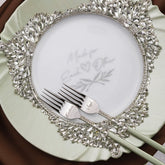 Plate & Forks Set Eucalyptus Color - ELENA HONCH