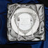 Plate & Forks White Set in Silver Satin-Lined Boxes - ELENA HONCH