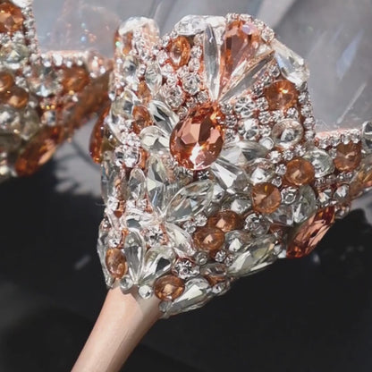 Custom-Made Quinceañera Set Blossom Rose Gold