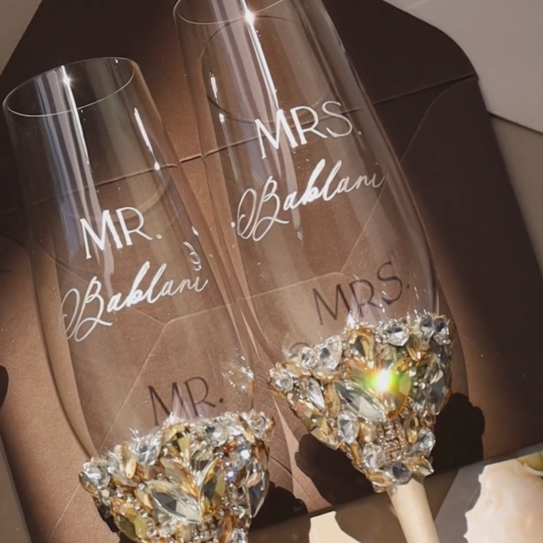 Set Ivory &amp; Gold Ruta