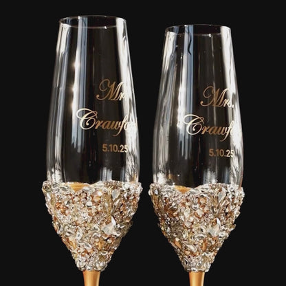 Flutes Blossom Gold