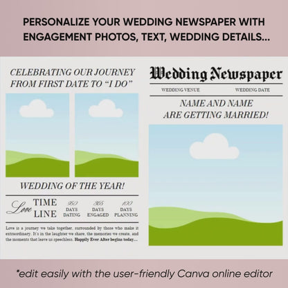Wedding Newspaper Template