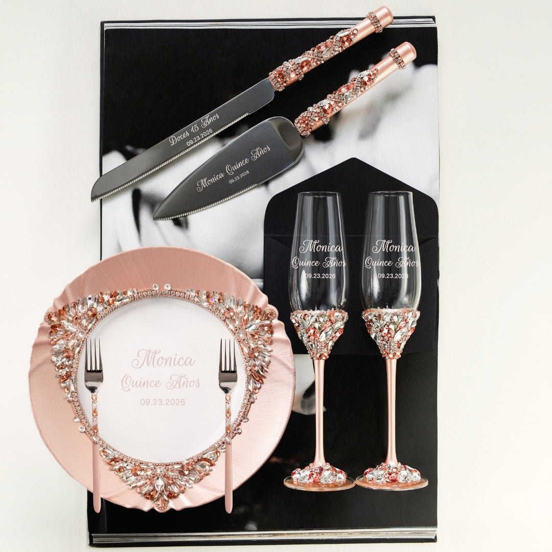 Quinceañera Extra Special Set Ruta Rose Gold - ELENA HONCH