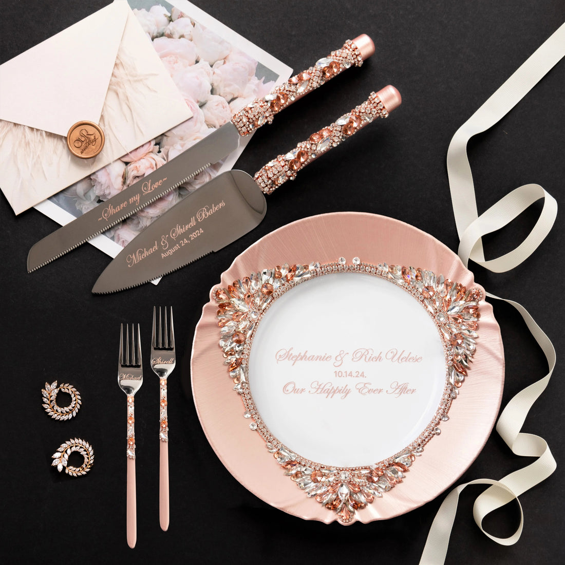 Rose Gold Set For Cake - ELENA HONCH