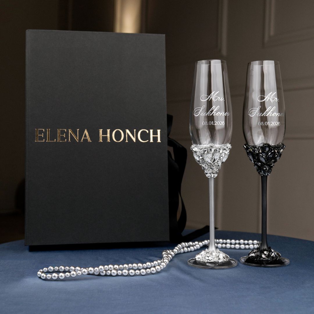 Ruta Flutes Black &amp; Silver - ELENA HONCH