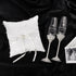 Ruta Flutes White With Ring Bearer Pillow - ELENA HONCH